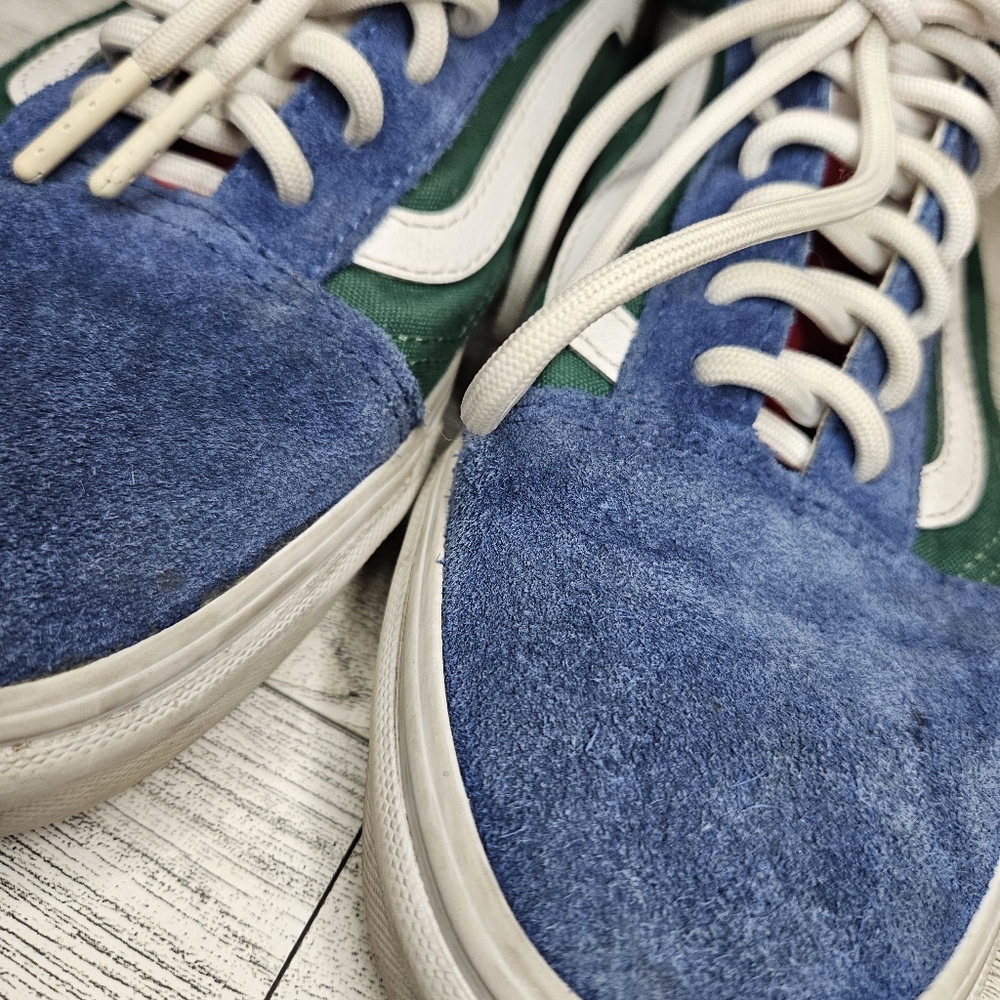 Vans Old Skool Yacht Club 9.0M/10.5W Blue/Green/Red Men's 9 Women's 10.5 - Picture 4 of 17
